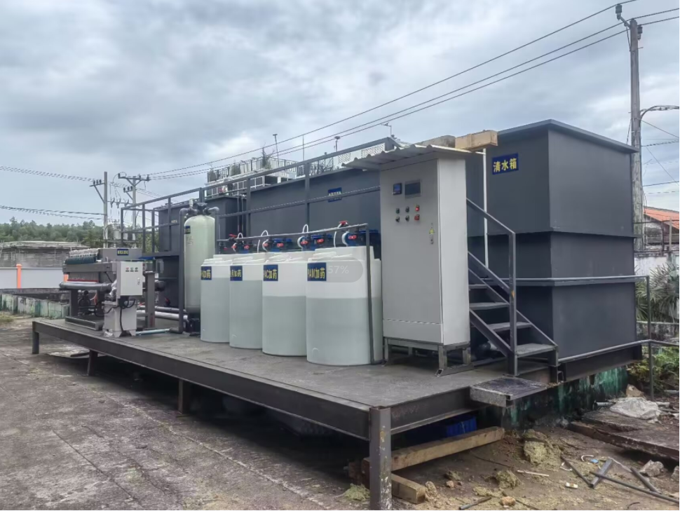 江阳涂装柬埔寨项目五吨脱脂硅烷废水设备