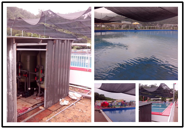 温州瑞安市仙降群立方游泳馆水处理设备