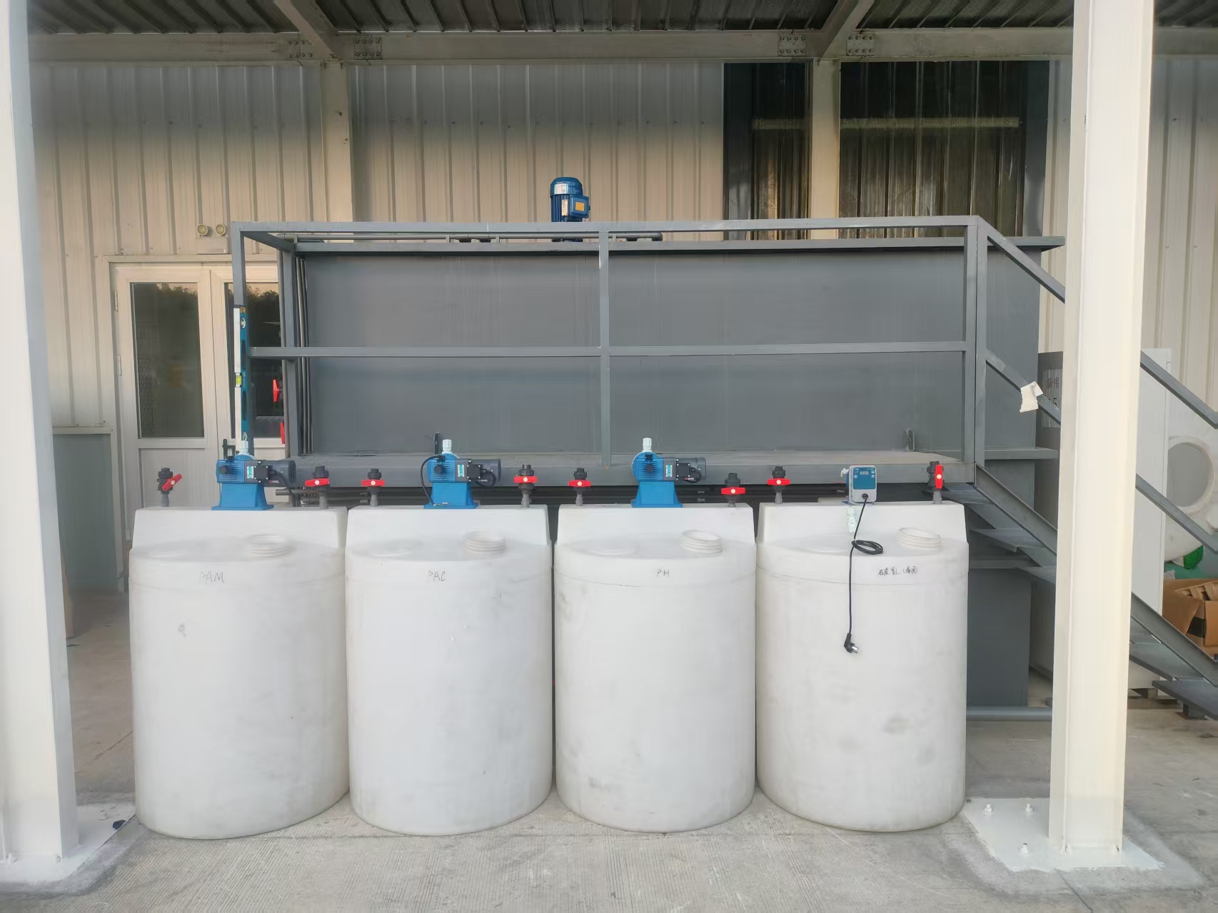 泰国废水设备安装现场